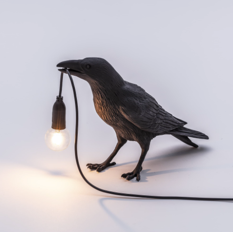 Seletti Bird Lamp Black - Table Lamp - 3 weeks delivery