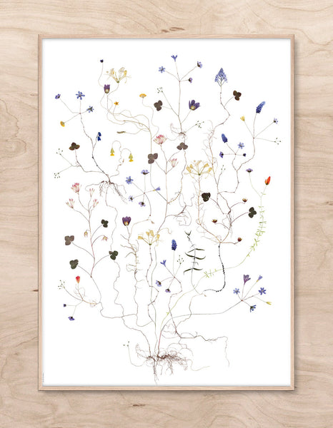 Lottas Trees - Swedish Spring Print - Smukt Print af Lotta Ohlsson