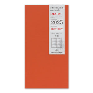 Traveler's Company Traveler's Notebook 2025 Montly Diary