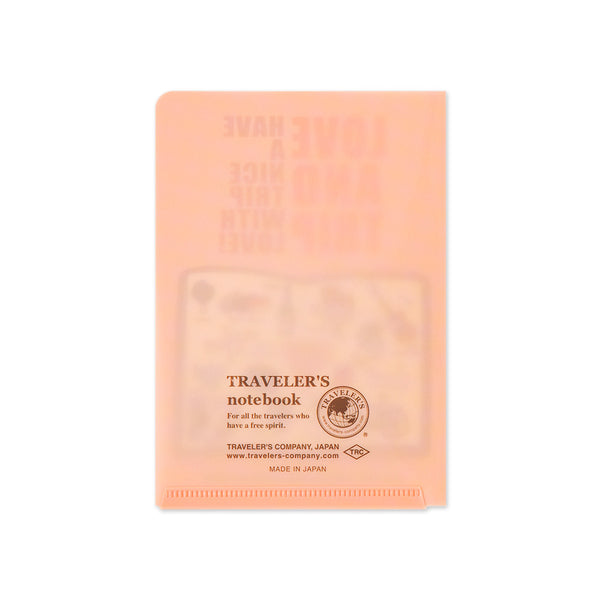 Traveler's Company Traveler's Notebook Clear Folder Passport Size