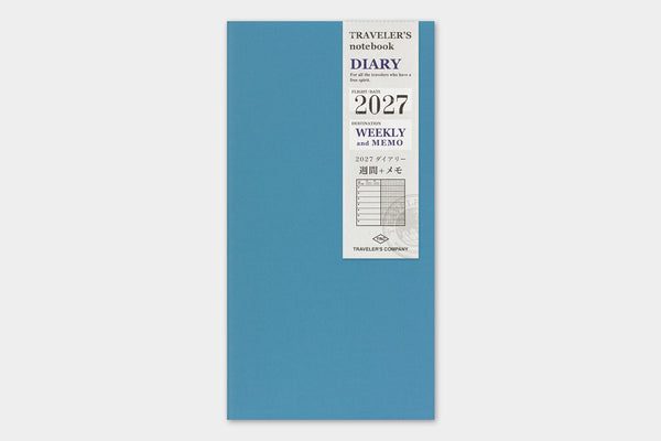 Traveler's Company Traveler's Notebook  2027 Weekly Diary