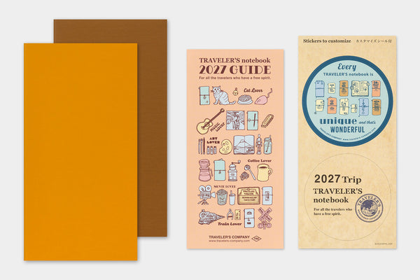 Traveler's Company Traveler's Notebook  2027 Weekly Vertical Diary