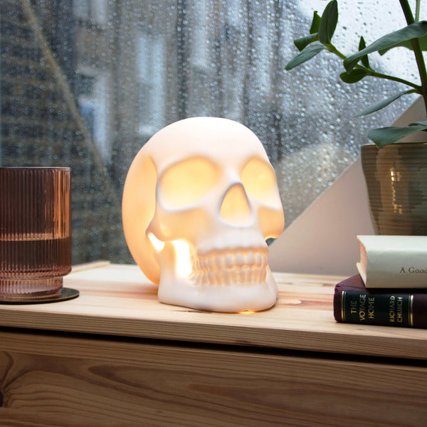 Ceramic Skull Lamp - Kranium Lampe