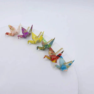 Origami Crane Earrings - Ørenringe - Mange farver!