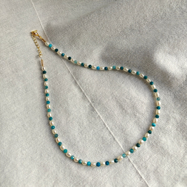 ByWestermanDesign Necklace - Blue Candy Cane