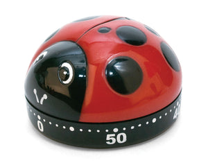 Kikkerland Lady Bug Kitchen Timer- Minutur