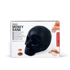 Kikkerland Skull Money Box -  Kranium Sparebøsse