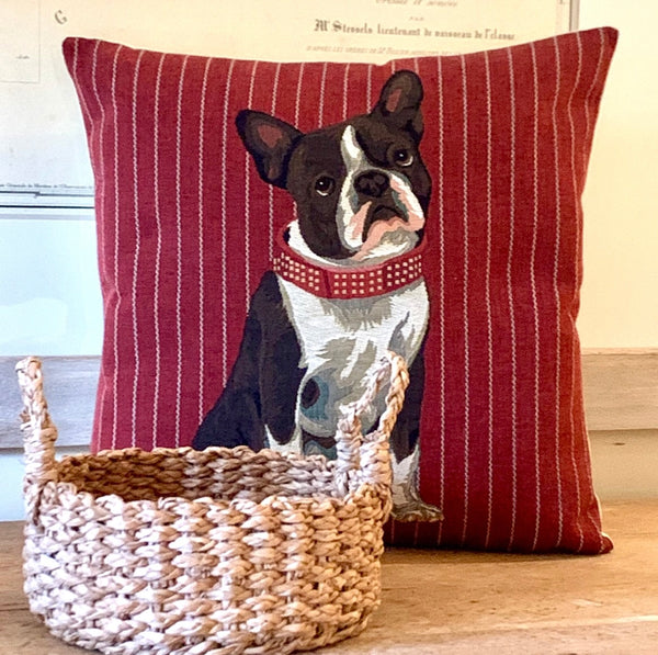 French Bulldog Pillow - Fransk Bulldog Pude