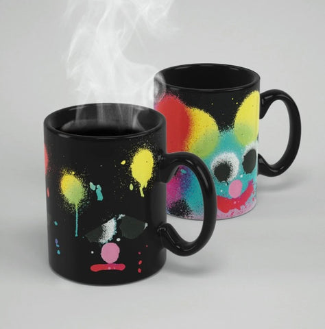 Jon Burgerman SMILE Mug- Changes colours!