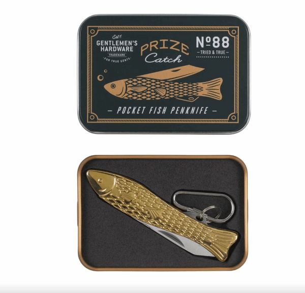 Gentlemen's Hardware Fish Knife - Lommekniv formet som Fisk