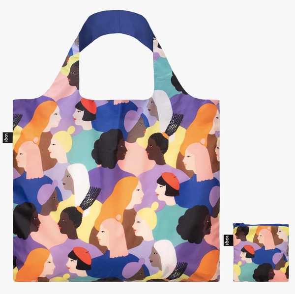 Loqi Reusable Recycled Bag - Sisters by Glitter Power
