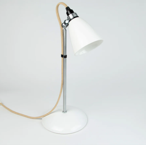 Original BTC Hector SMALL Dome Table lamp - Bordlampe med porcelænsskærm