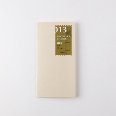 Traveler's Company Traveler's Notebook Refill 013 Lightweight notebook