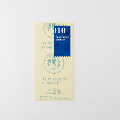 Traveler's Company Traveler's Notebook Refill 010 Double Sided Stickers