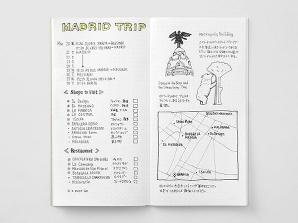 Traveler's Company Traveler's Notebook 026 Dot Grid Refill -