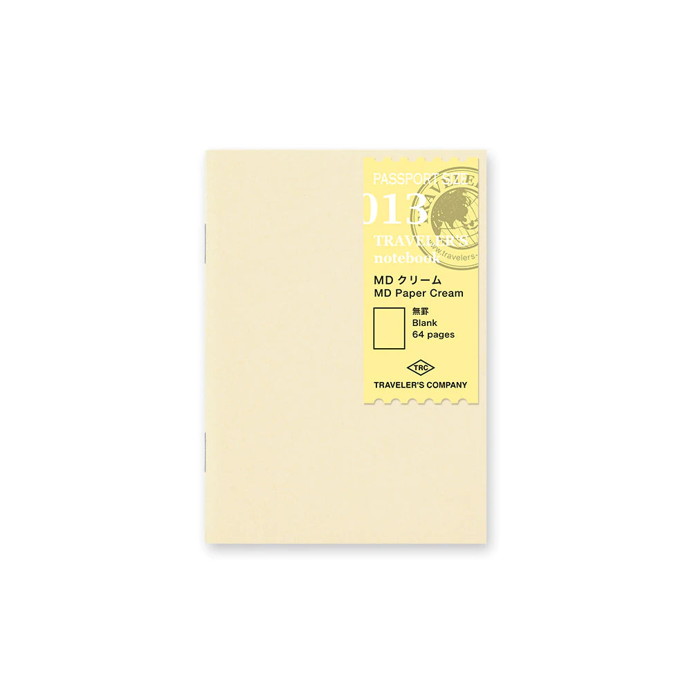 Traveler's Company Notebook 013 MD Paper Cream Refill Passport Size