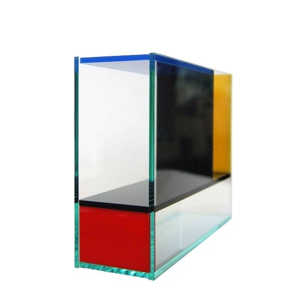 Mondri Vase - Glasvase inspireret af Piet Mondrian