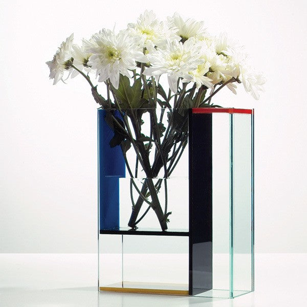 Mondri Vase - Glasvase inspireret af Piet Mondrian