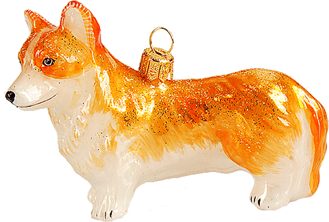Welsh Corgi Christmas Ornament