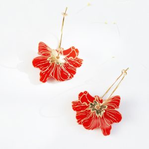 Poppy Hoop Earrings