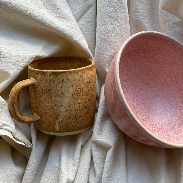 Julie Damhus Handmade ODA Bowl - Pink