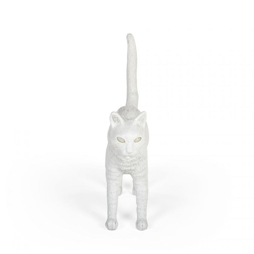 Seletti JOBBY Cat Lamp White