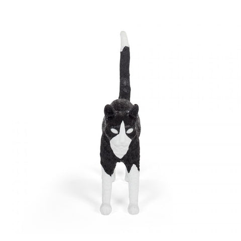 Seletti JOBBY Cat Lamp Black/White