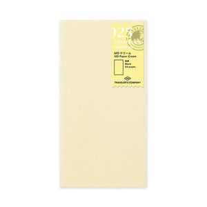 Traveler's Company Traveler's Notebook 025 MD Paper Cream Refill