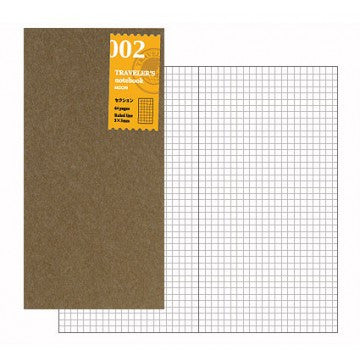 Traveler's Company Traveler's Notebook Refill 002 checked/grid