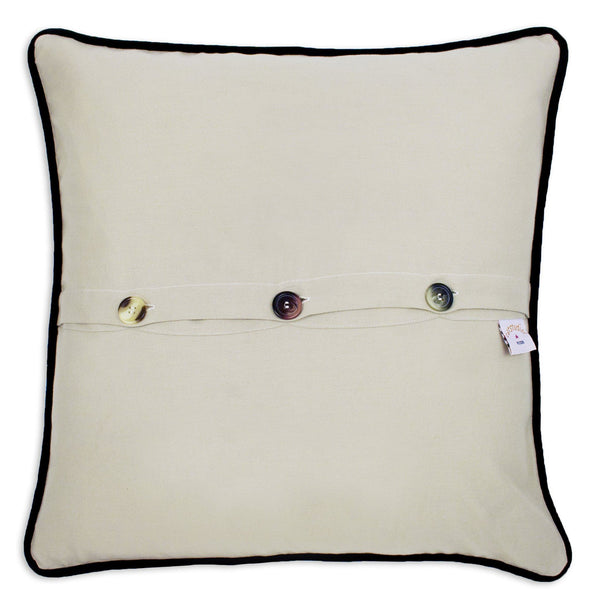 Hand Embroidered Pillow - Australia - Håndbroderet pude med motiver