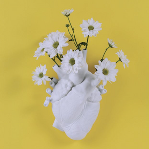 Seletti Love in The Bloom Vase - White - Organisk hjerte vase