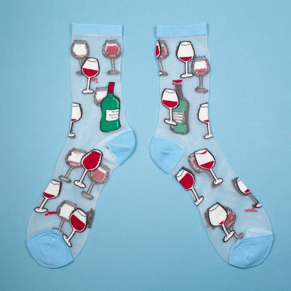 Coucou Suzette - Sheer Wine Socks