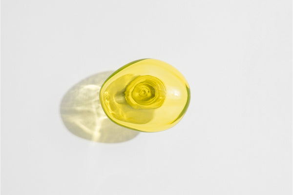 Petite Friture Bubble Hook - Yellow - Mundblæst glasknage