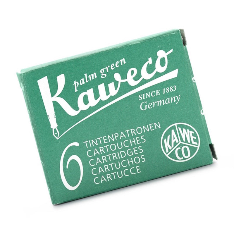 Kaweco Ink Cartridges 6 Pack - Palm Green