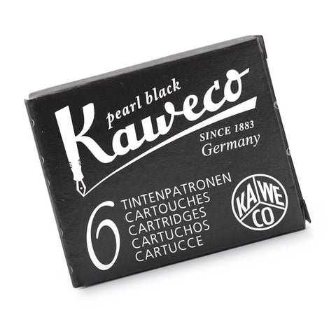 Kaweco Ink Cartridges 6 Pack - Pearl Black