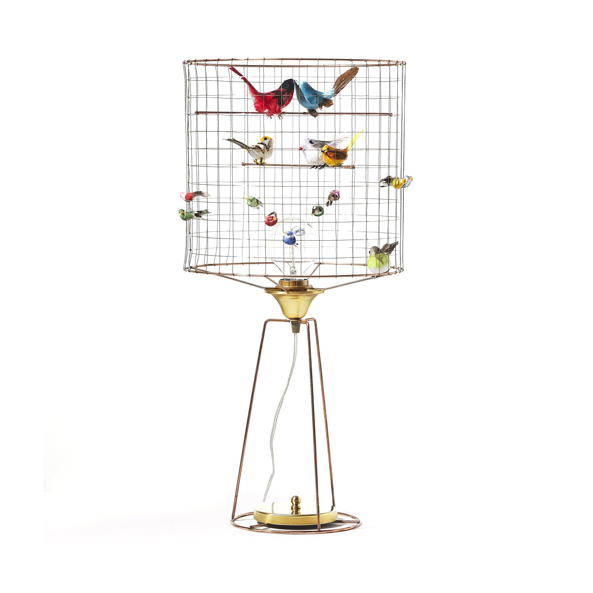 Bird Cage Voliere Haute Table Lamp