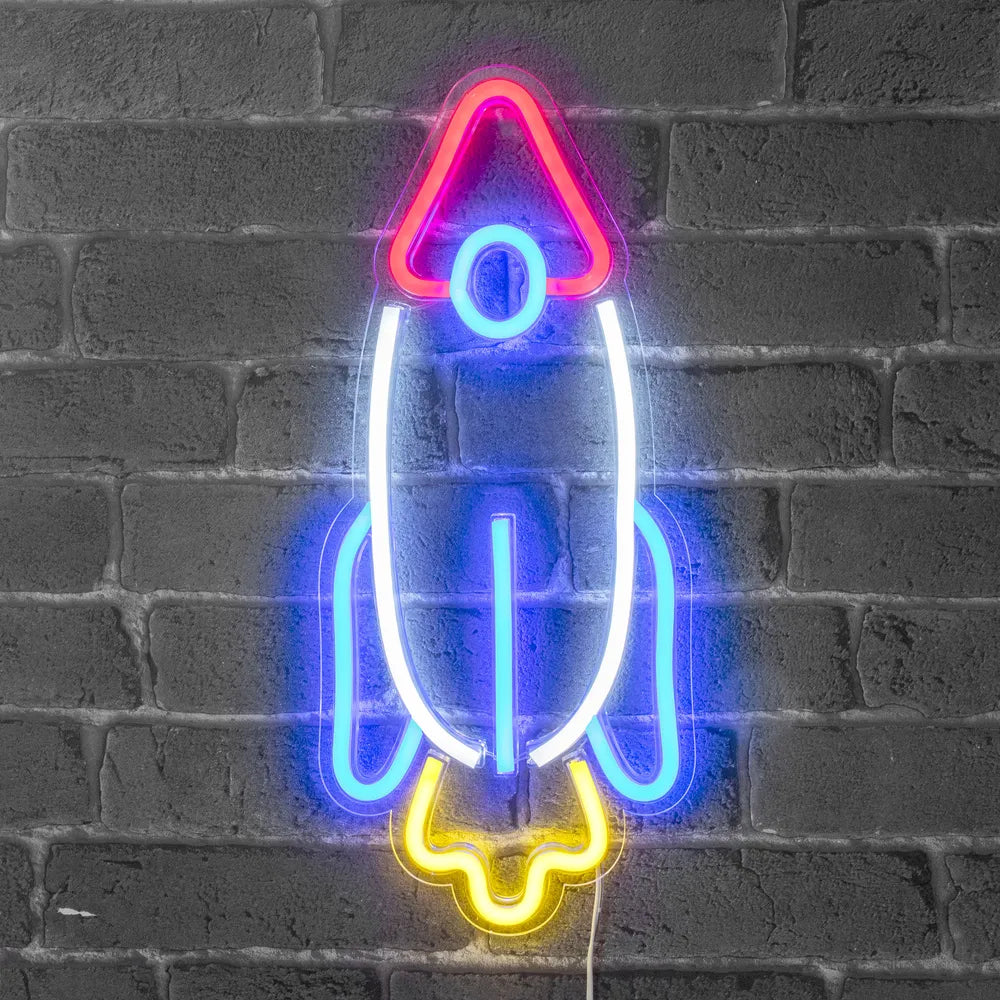 Neon Sign - Rocket