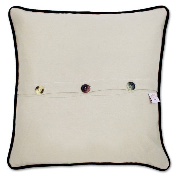 Hand Embroidered Pillow - New York