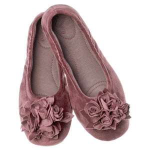 Pampuschen Grace Ballerinas VELVET - Rosewood