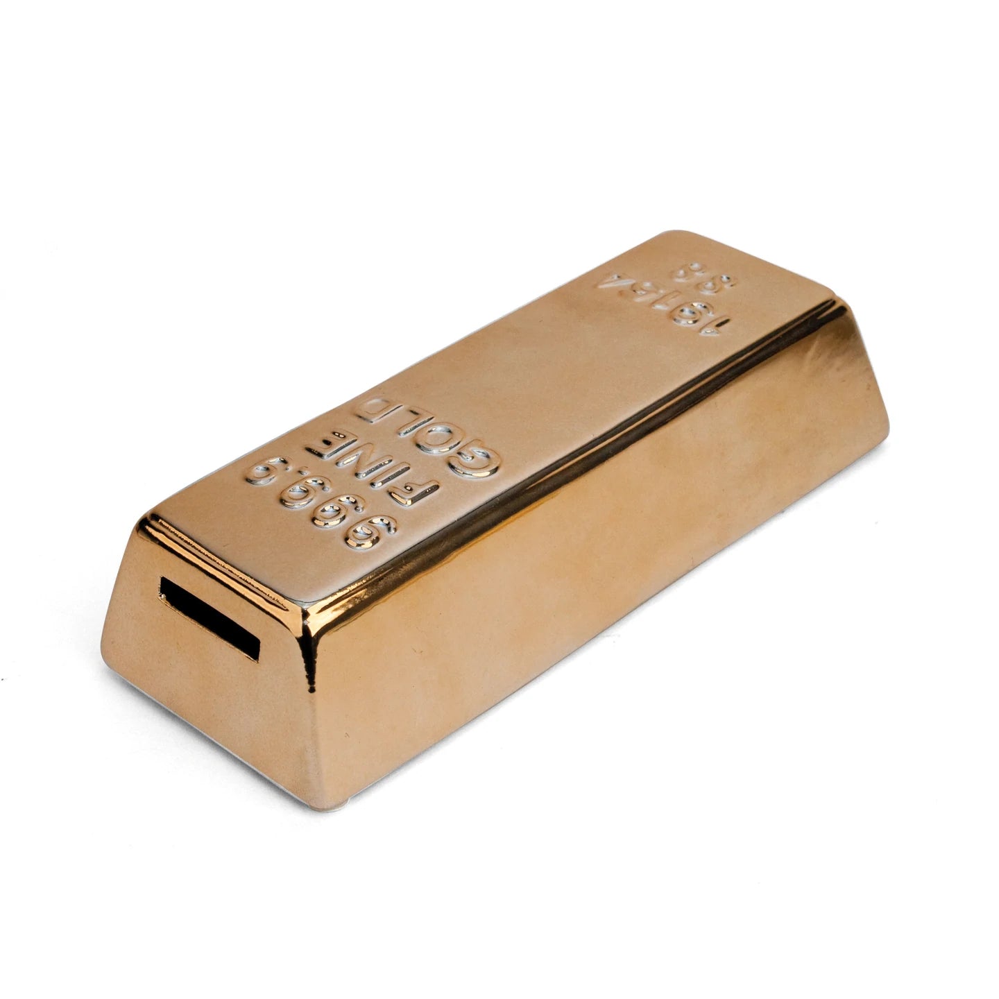 Kikkerland Gold Bar Money Box