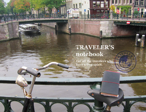Traveler's Company Traveler's Notebook Camel - Notesbog med Cover I Læder