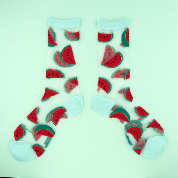 Coucou Suzette - Watermelon Sheer Socks