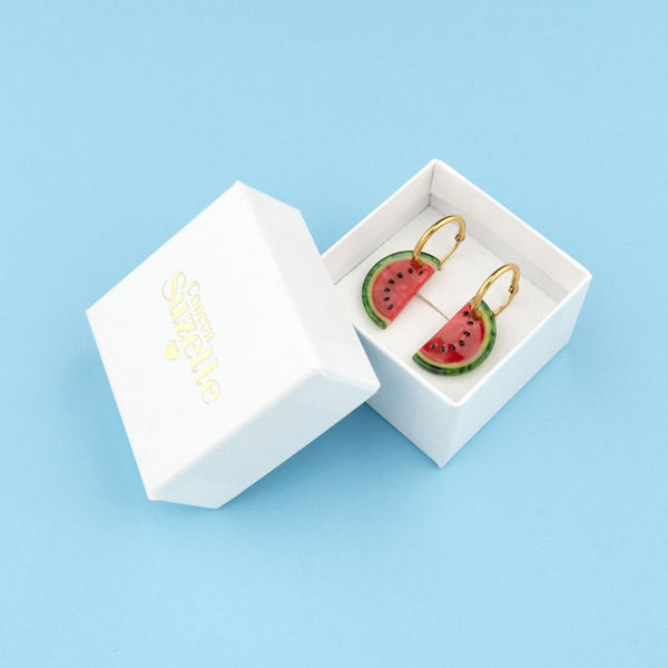 Coucou Suzette - Watermelon Earrings